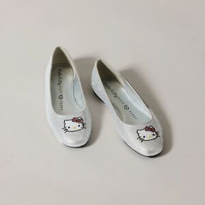 Hello Kitty x Katy Perry Rhinestone Crystal Ballet Flats Bling Shoes womens 9 NE